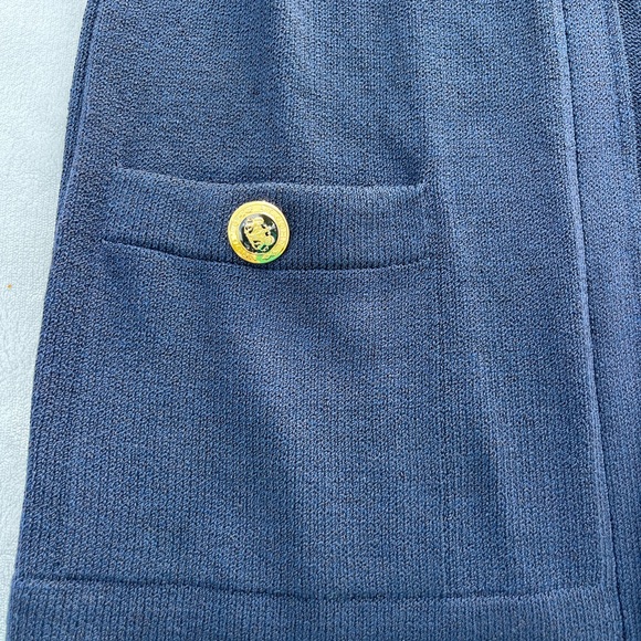 ST JOHN Basics skirt suit cardigan - Picture 7 of 9